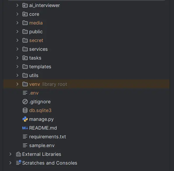 AI Interviewer Project Structure