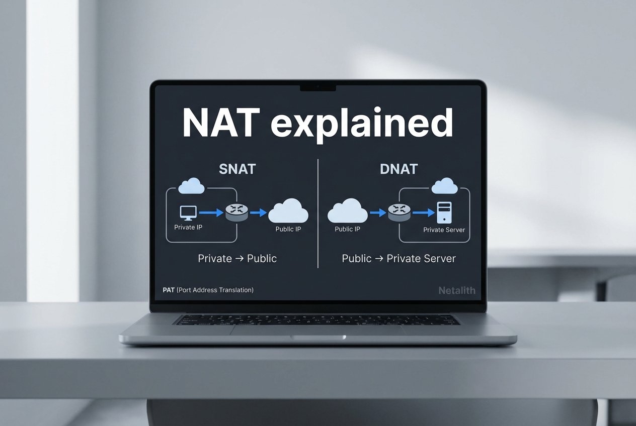 NAT explained: SNAT vs DNAT, PAT, and Why Network Address Translation Exists