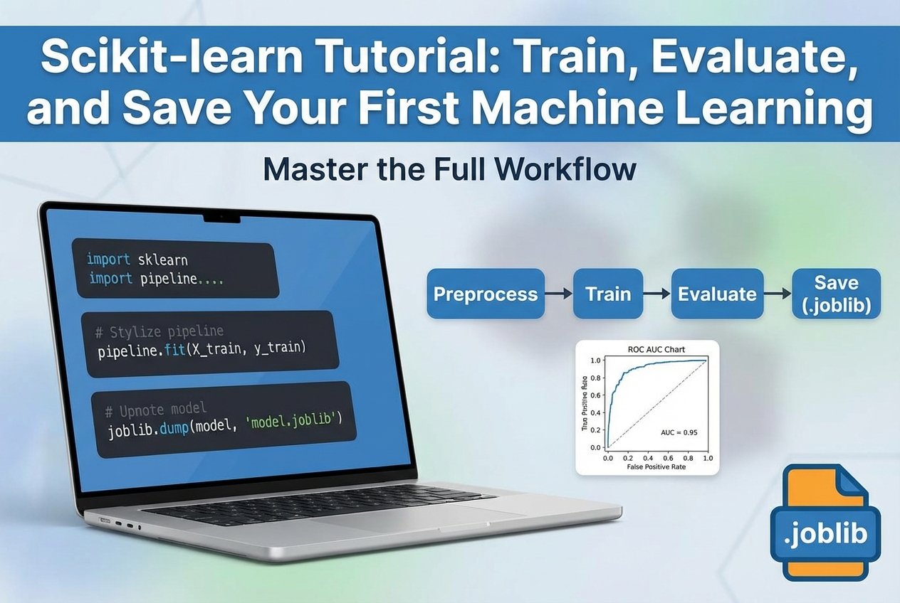 Scikit-learn Tutorial: Train, Evaluate, and Save Your First Machine Learning Model in Python