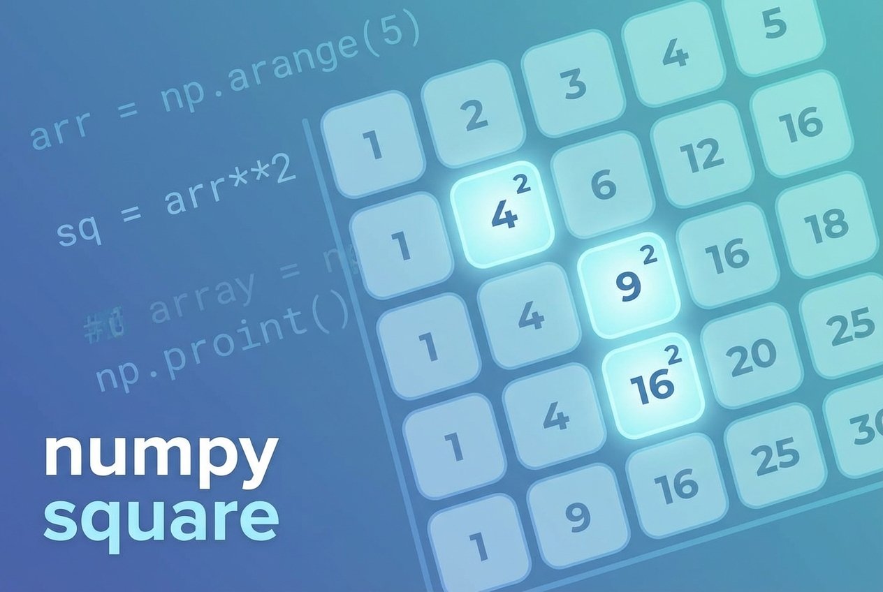 numpy.square() in Python