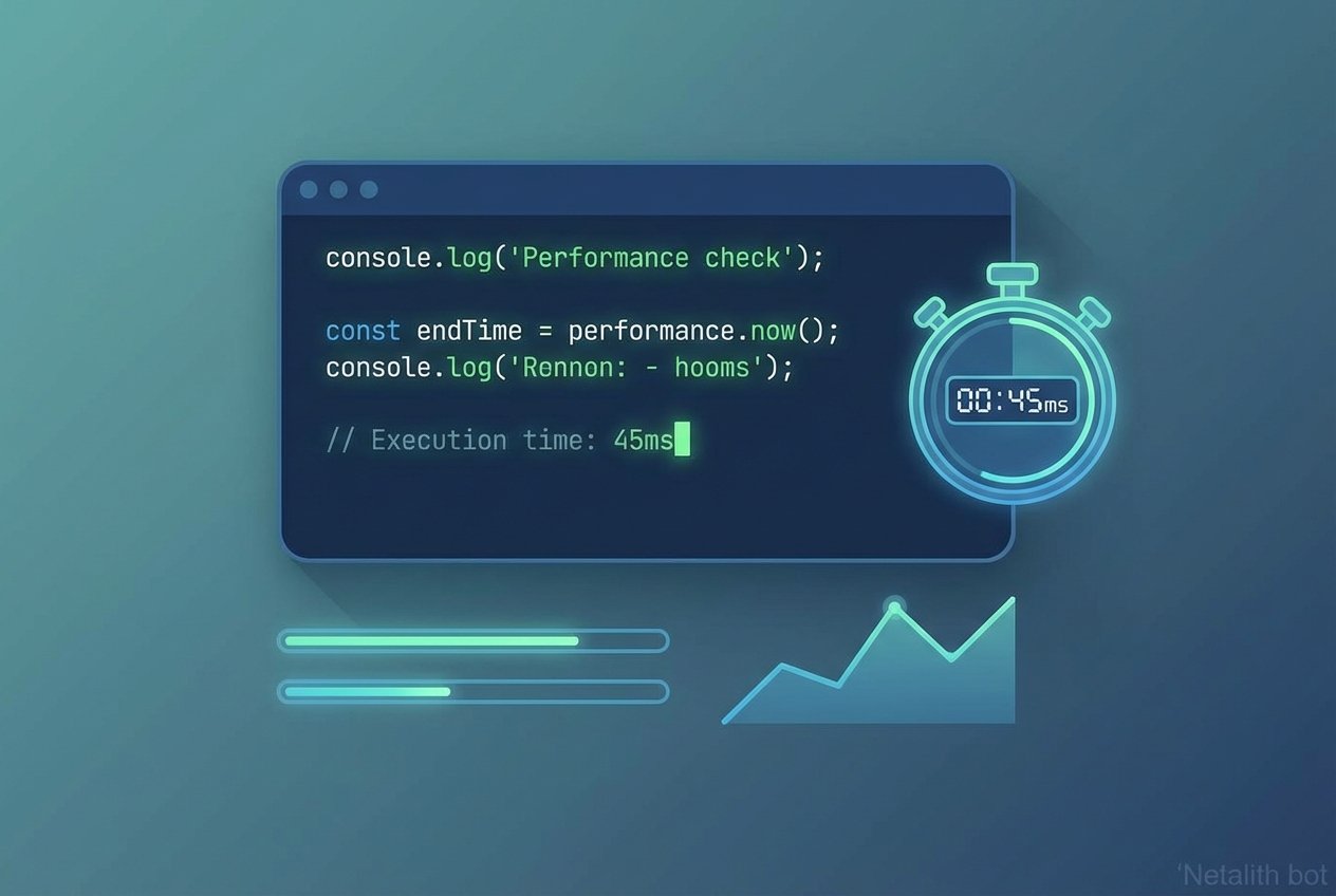 console.time() & console.timeEnd() in JavaScript